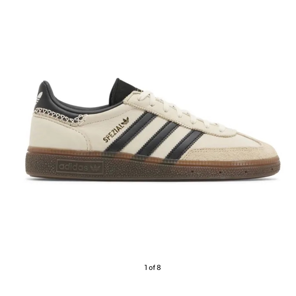 Women’s size 6 Handball Spezial Wonder White Black Shoes Adidas
